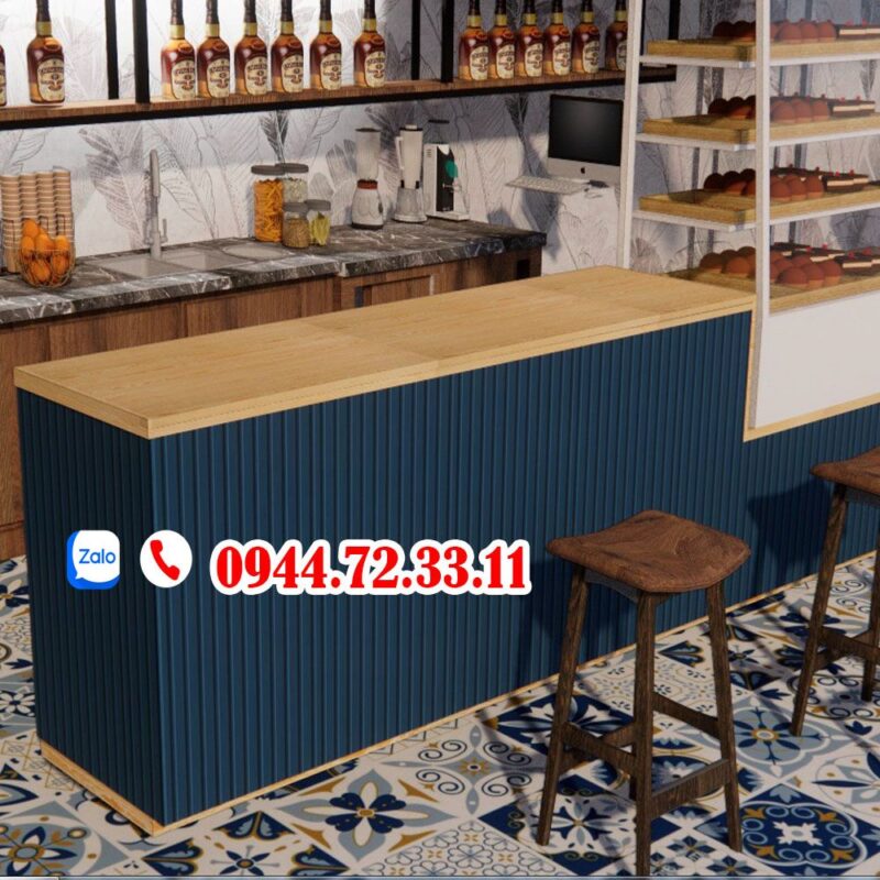 Mẫu quầy bar cafe Ca01 - Nội Thất 8888