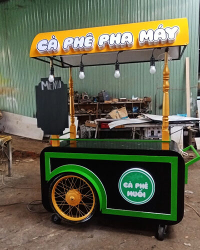 Xe bán cà phê mang đi bán cafe pha máy tại Long an